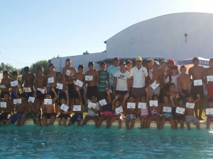 Exitoso Encuentro Departamental de Natación en Valentín albergó la piscina pública rural de la Intendencia