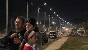 Andrés Lima: “Se realizó la inauguración de la nueva luminaria LED en la avenida Rafaela Villagrán”