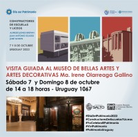 DÍA DEL PATRIMONIO 2023/SALTO: VISITA GUIADA AL MUSEO DE BELLAS ARTES Y ARTES DECORATIVAS Ma. Irene Olarreaga Gallino