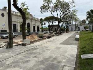 Intendente Lima destaca avance en la remodelación de Plaza Treinta y Tres