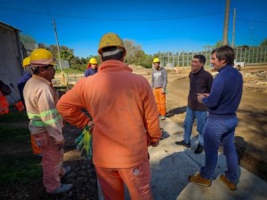 Intendente Lima destaca avance de obras en barrios Los Ingleses, Malvasio y Federico Moreira